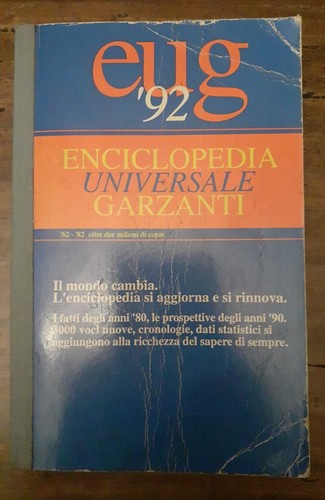 Garzanti 1992 enciclopedia - 1992,