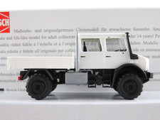 Busch 51081 Mercedes-Benz Unimog U 5023 DoKa pianale (2013) in bianco 1:87/H0