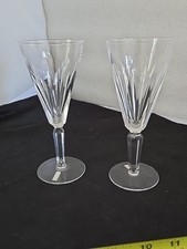 2 BICCHIERI CHAMPAGNE WATERFORD CRYSTAL SHEILA SCANALATI NUOVI VECCHIO STOCK OTTIME CONDIZIONI