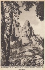 Montserrat, Rocas de la Santissima Trinidad ed ermita de San Benito ngl F2376