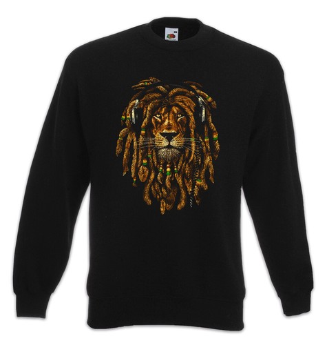 Felpa maglione rastafari lion - felpa,