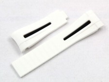 Cinturino silicone bianco riga - silicone,