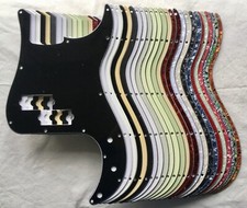 Pickguard per Fender Mexico Precision Bass 4 corde Modelli MiM Player ++ colori