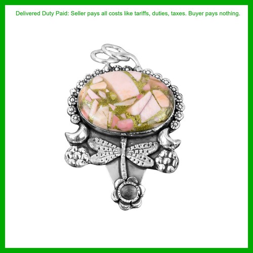 Oval copper pink opal gemstone - copper,