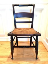 3 NICHOLS & STONE in mogano vintage rari autentici anni '30 stile Hitchcock non sstencil 