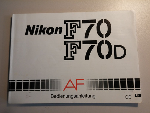 Nikon f70 f70d - f70, manuale