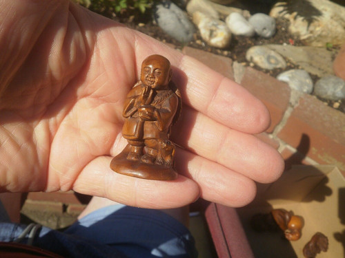 Netsuke in legno - 1a.,