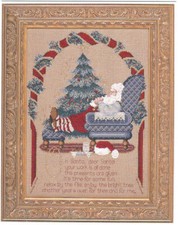 SANTA CROSS STITCH SCHEME