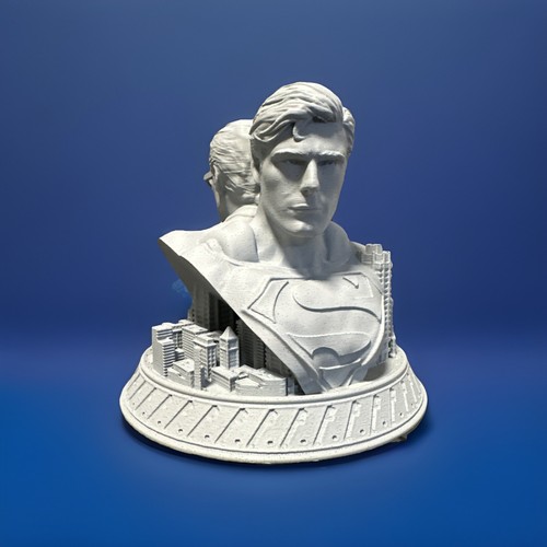 Statua superman clark - clark, 3dp