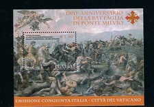 2012 - Foglietto, 1700° anniversario battaglia Ponte Milvio, BF87