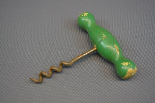 Ancien tire bouchon bois - tire,