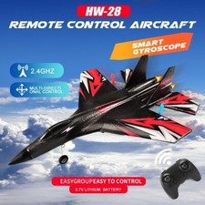 SU27 Fighter Glider RC Aereo 2.4G 2CH Telecomando Ala Fissa RTF LED Giocattoli