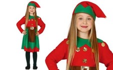 Costume elfa bambina elfo - bambina,