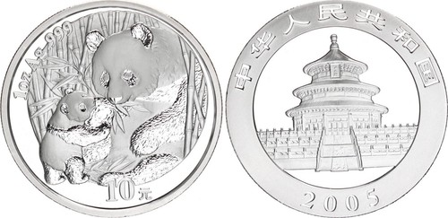 China yuan 1oz argento - china,