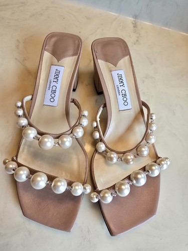 Jimmy choo amara sandalo slide - jimmy,