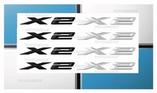 BMW X2 Letters Emblem for