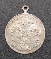 MEDAGLIA 1888 ITALIA GERMANIA