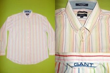 Camicia FREEBOARD POPELINE GANT (2XL) (XXL) 100% COTONE PERFETTA vestibilità regolare a righe