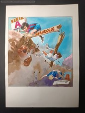 tavola originale ill.Pallotti Guerin Sportivo Bologna