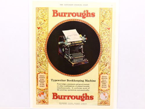 Macchina scrivere burroughs - da,