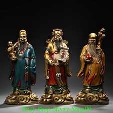Set 3 statue vita Dio Fu Lu