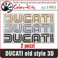 due adesivi DUCATI old style