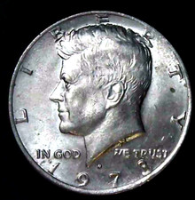 1973-D 50C Kennedy mezzo