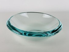 Vaso Svuotatasche Vetro Spesso Ciotola Design Space Age 1970