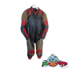 TUTA IN PELLE MOTO SPYKE RACING COLLECTION + SCHENALE DAINESE+GUANTI  OTTIMO PRE
