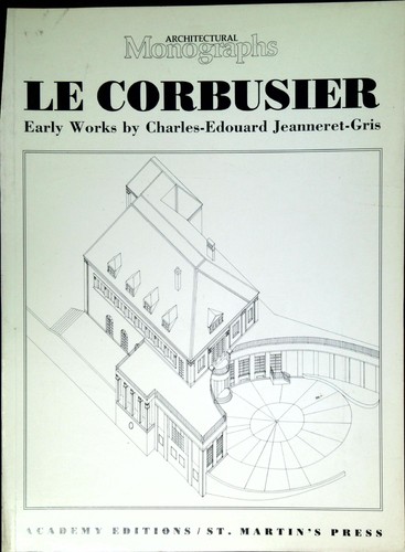 Corbusier early works by - :,