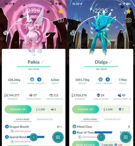 Coppia lucido palkia dialga - lucido, palkia-dialga