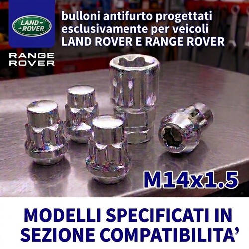 Kit dadi antifurto per - 4,