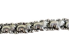 Bellissimo Bracciale con Leoni In Argento Indiano