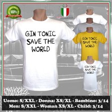 T-SHIRT GIN TONIC SAVE THE
