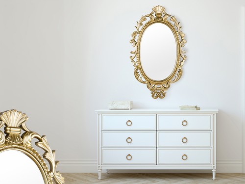 Specchio parete ovale con - da,