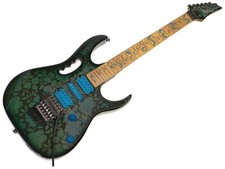 Chitarra elettrica Ibanez JEM77 BFP Steve Vai blu motivo floreale 1991 made in Japan