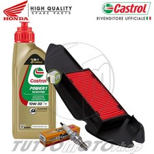 Tagliando HONDA NES Chiocciola 150 2000-2003 CASTROL Power1 10w30 filtro candela