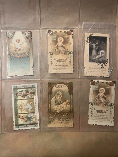 Santini religiosi lotto - santini, 6