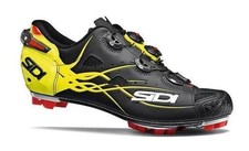 Scarpe Sidi MTB Tiger Matt Carbon SRS Matt Black Yellow Fluo N. 42