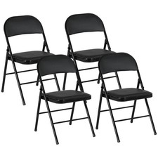 Homcom set sedie pieghevoli - homcom, 4