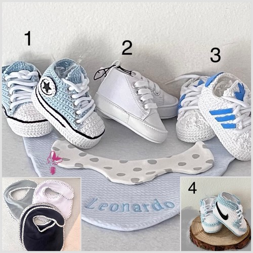 Bavaglino con nome set regalo - con, nome,