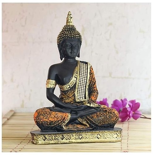 Polyresin meditating lord - polyresin,