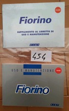  USO E MANUTENZIONE FIAT FIORINO ORIGINALE, più SUPPLEMENTO, versione FURGONE