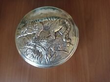 Jordan Sheffield Collection Portagioie In Metallo Raffigurante Tigre