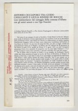 Antonio Cicciaporci tra Guido Cavalcanti e Giulia Rinieri de Rocchi (con test...