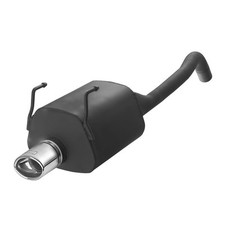 Scarico Sportivo per Fiat 500 1.2 1.4 dal 2007 Scarico Ovale 95x65mm