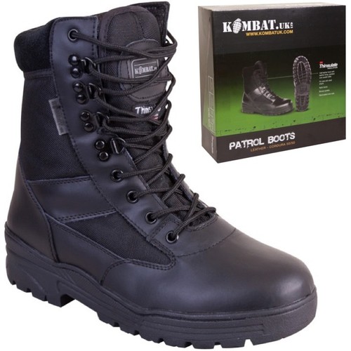 Black army cadet boots - army, 1/2
