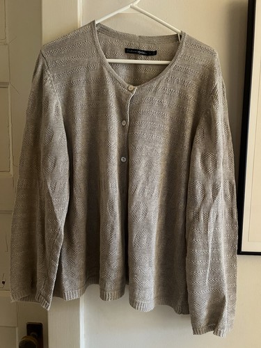 Maglione cardigan lino gudrun - maglione,