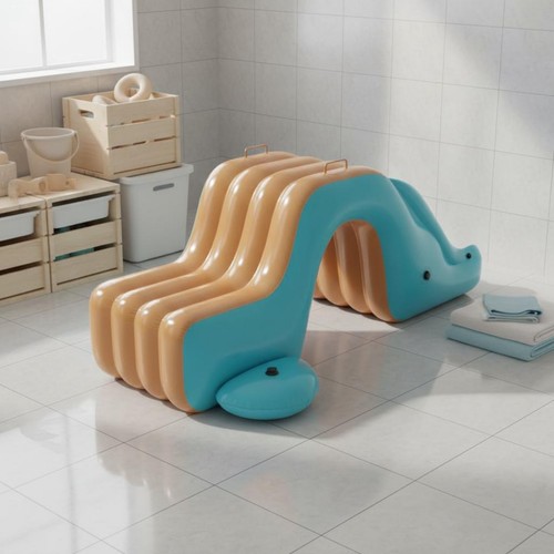 Piscina gonfiabile con scivolo - piscina,