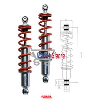 COPPIA AMMORTIZZATORE IDR.ELLEBI MOLLA ROSSA OCCHIO/OCCHIO - 292879001 / 120679